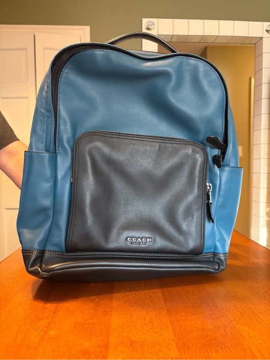 Coach Other - Coach Two-Tone Blue and Black Men's Backpack